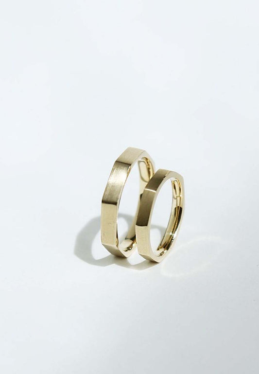 Handmade Affordable Wedding Band London Recycled Gold