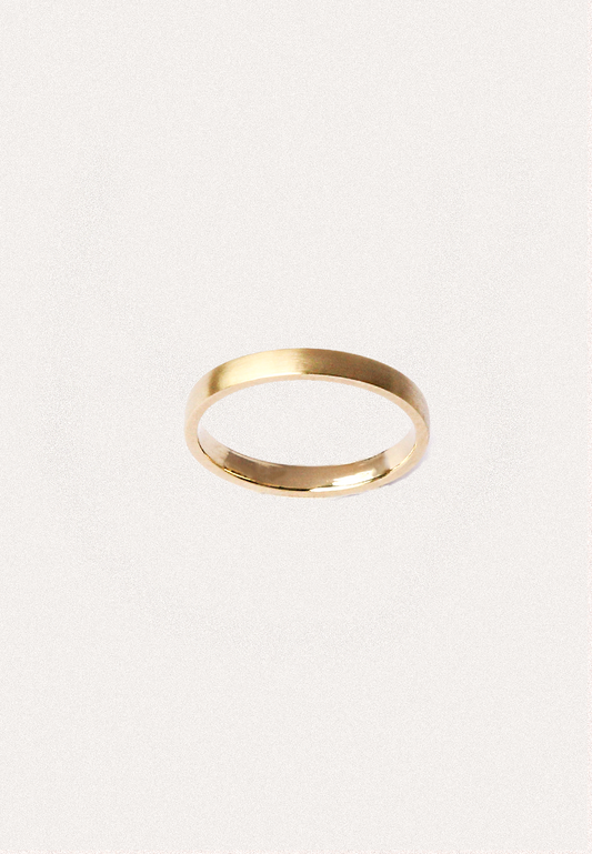 2.6mm Matte Finish Court Wedding Band by Adriana Chede