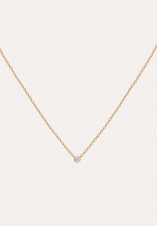 Solitaire Diamond Necklace for women - Adriana Chede Jewellery