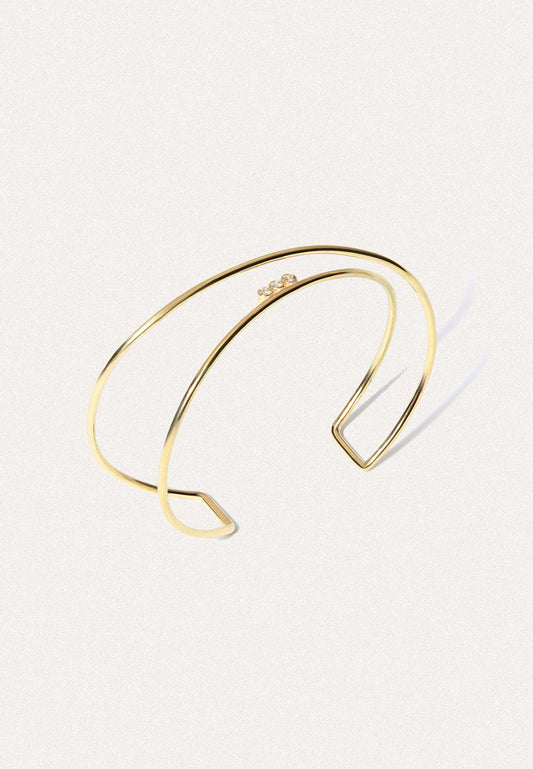 Voyage Bangle with Diamonds for Women - Adriana Chede Jewellery